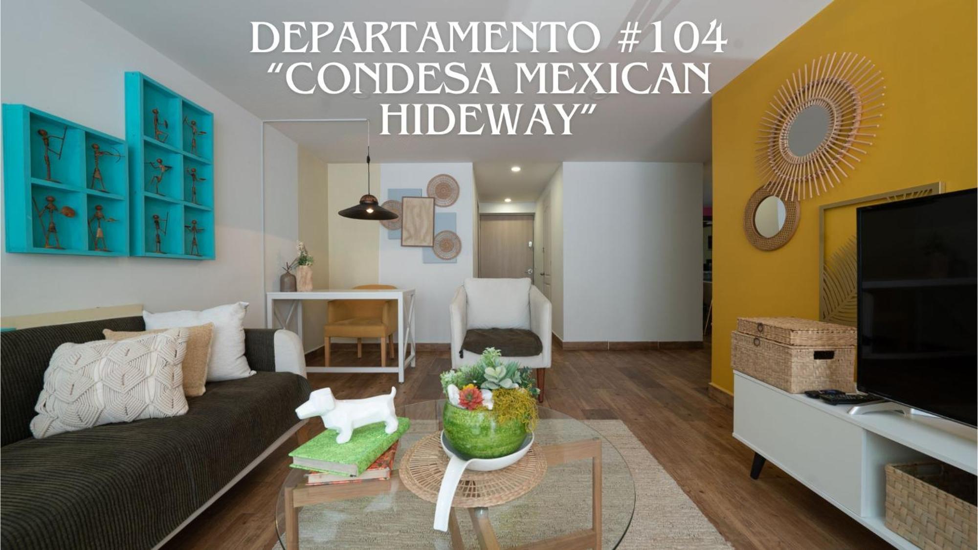 Corazon De Condesa 3 Departamentos - 200mbps Wifi, Roof, Gym *