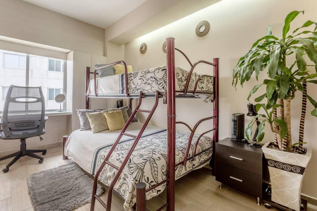 Cozy 2br 2-floor Wi-fi 500mbps Air-conditioning Pool Gym Condesa * Mexico City