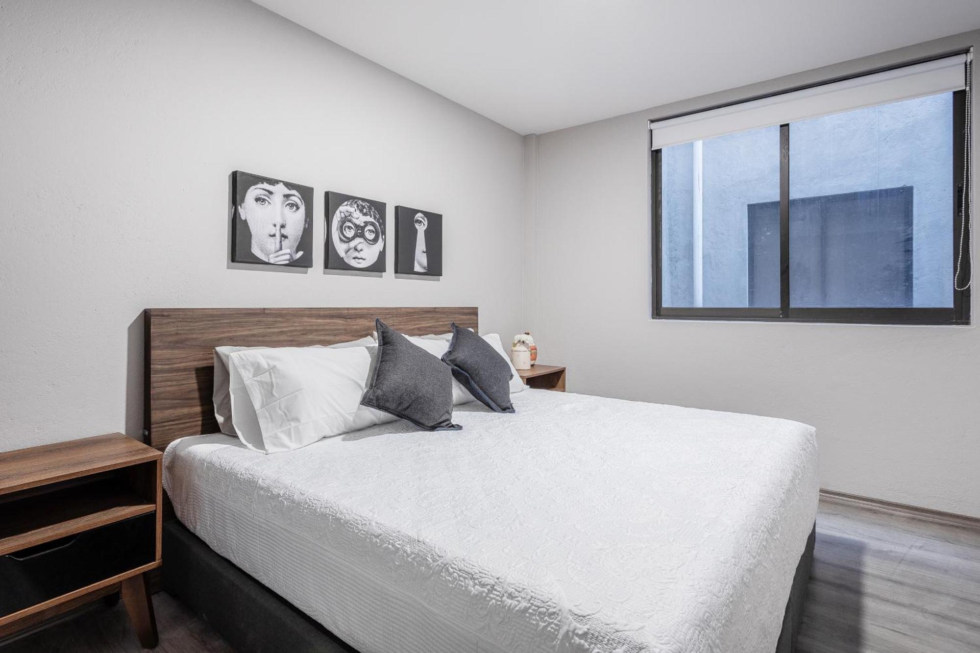 Modern Comfort In Roma Norte - Laundry -sleeps 7 Apartment *