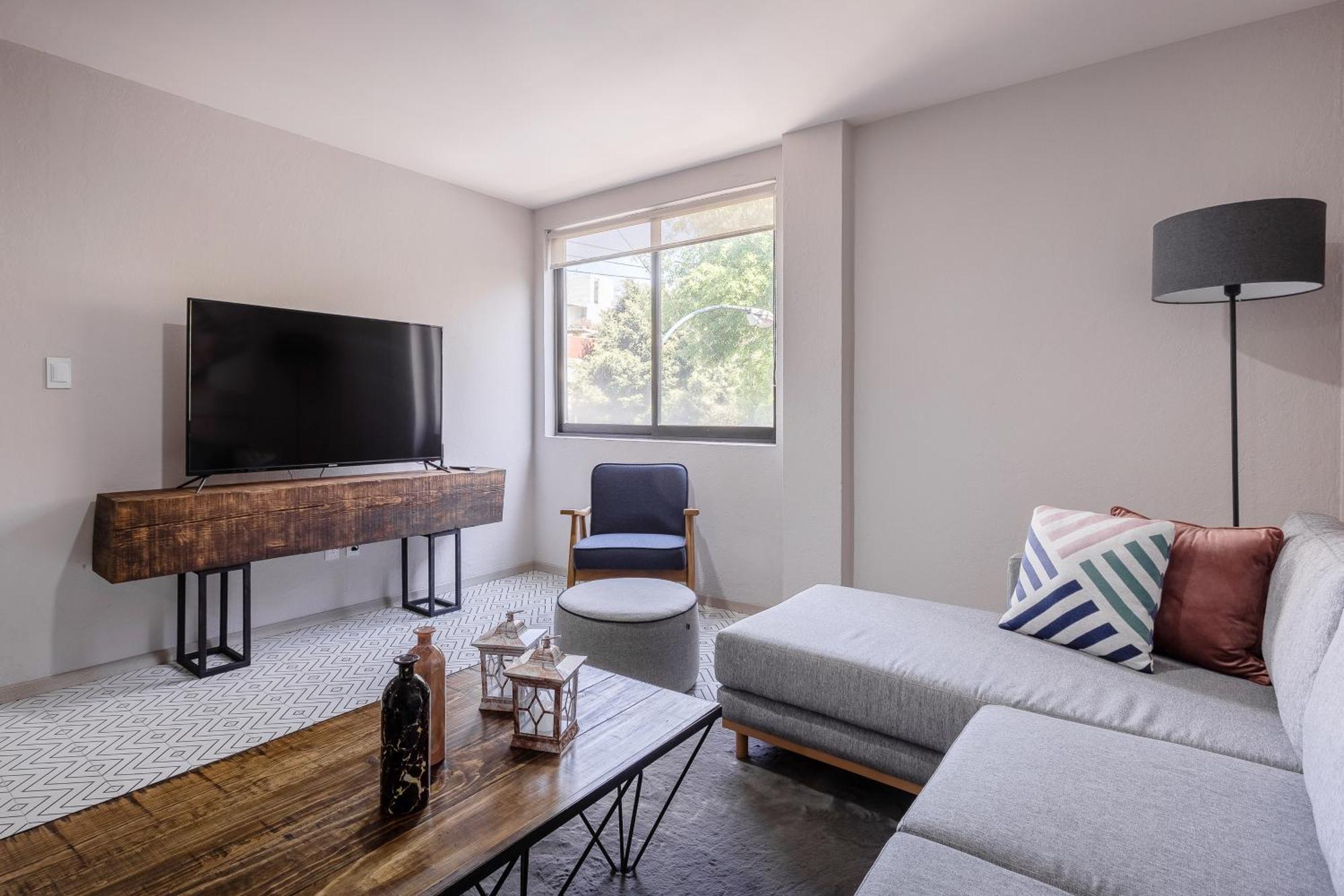 Charming 2br Escape - Roma Norte Laundry Wifi Apartment *