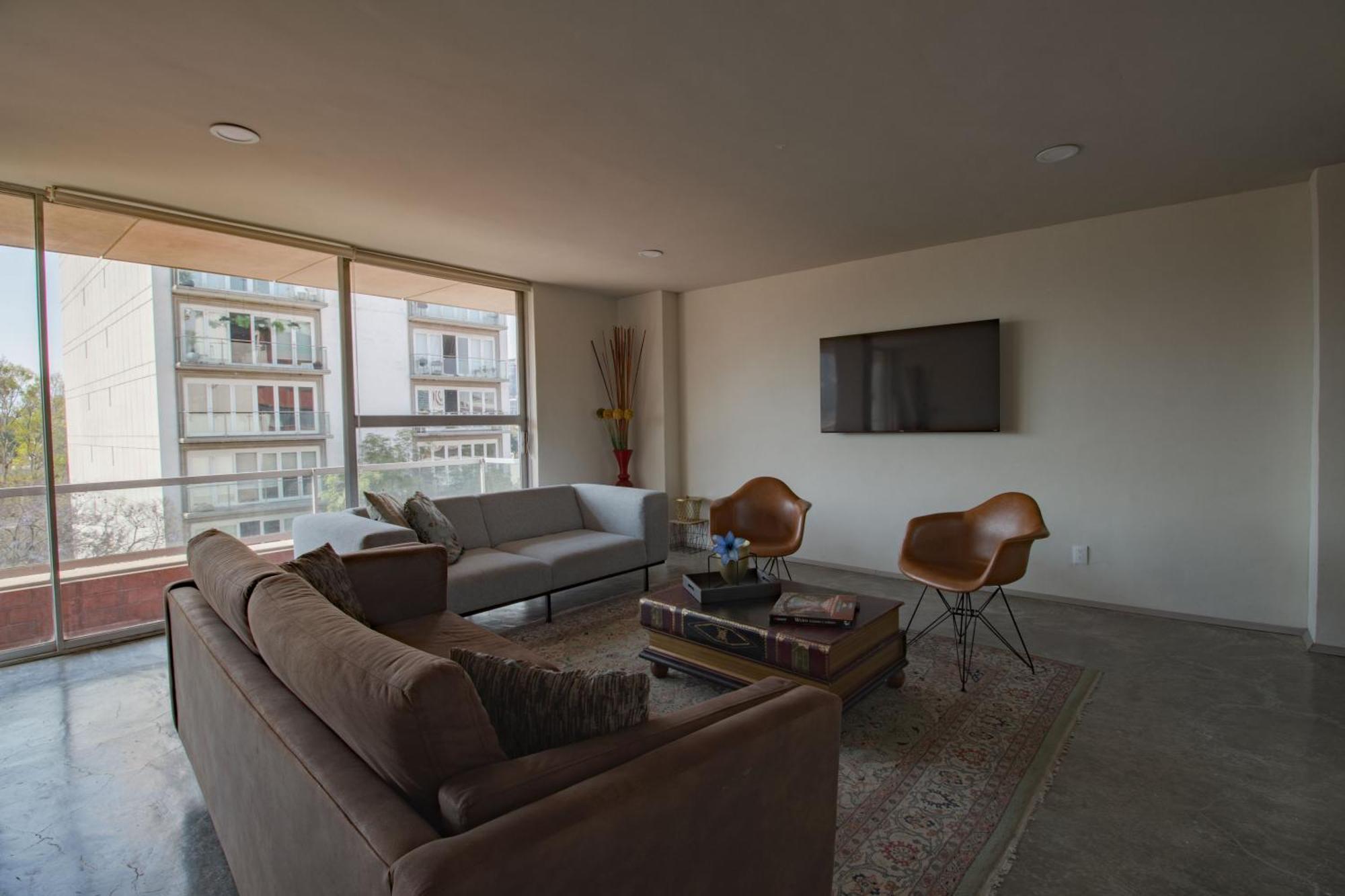 Polanco 3br - Sleeps 10 Parking- Elevator-laundry Apartment *