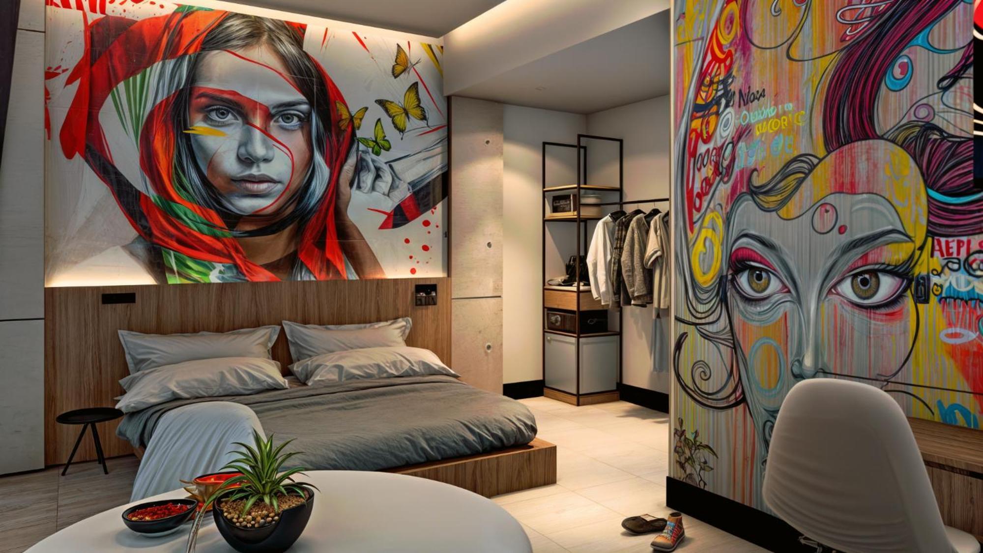 Street Art Roma Hotel Mexico City