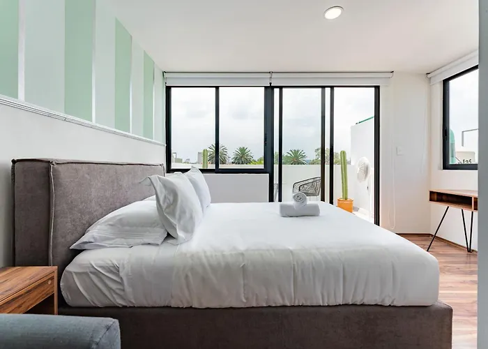 VH LOFT Narvarte cterraza Cama King 171