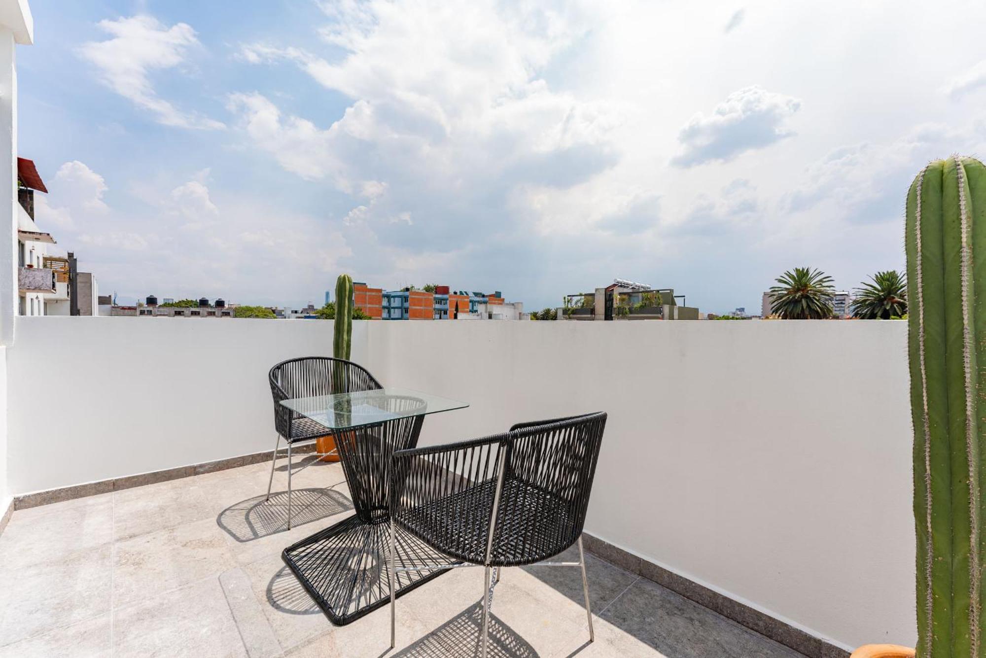 Apartamento Vh Loft Narvarte Cterraza Cama King 171 México DF