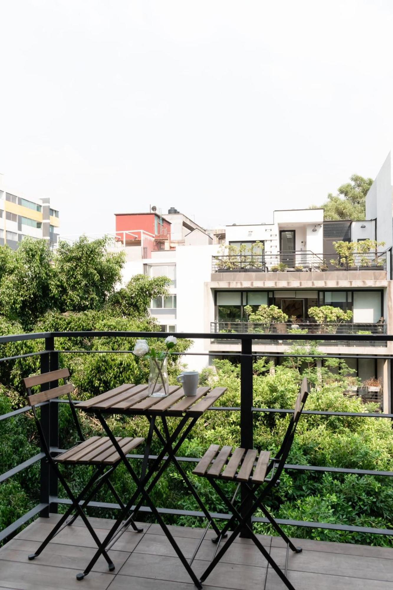 Increible Terraza En La Condesa Apartment